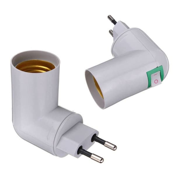 E27 til EU Stik Skrue Konverter til Pærer EU Plug EU Plug