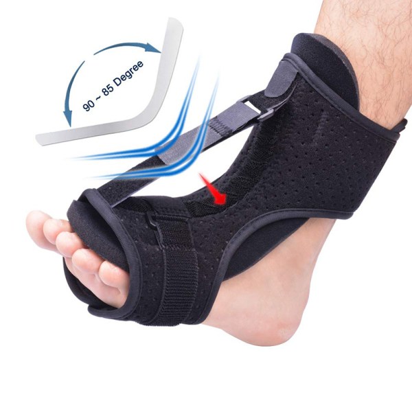 Plantar Fasciitis Natteskinne til Plantar Fasciitis Justerbar 1st-sort