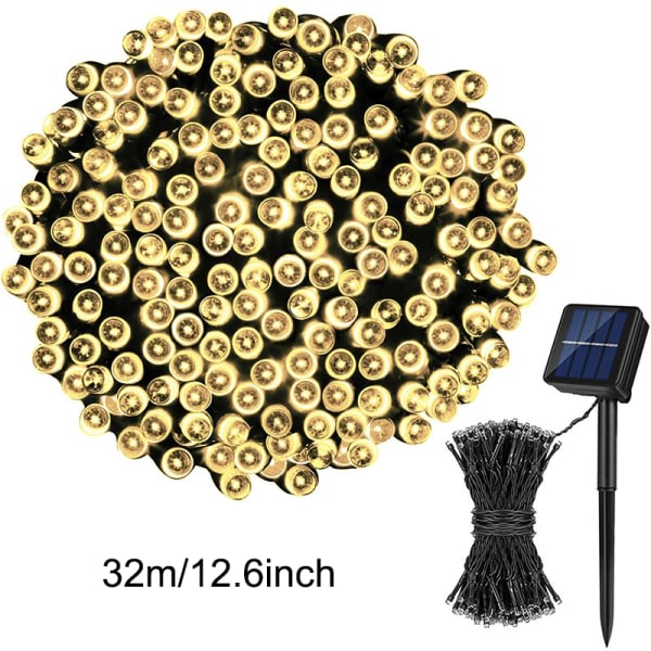 Solar LED String Lights Multipurpose Outdoor Glowing Ornament 32