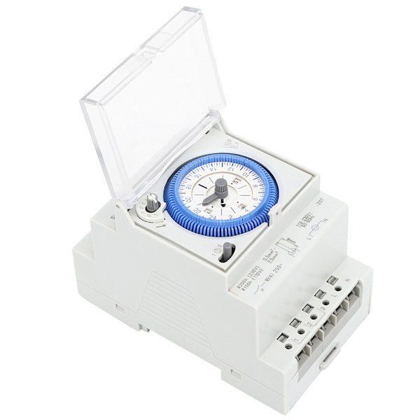 SUL181D Mekanisk Timer 15 Minuter 24 Timmars Timer Tidsswitch Relä 250VAC 16A - 1 Styck 0.2