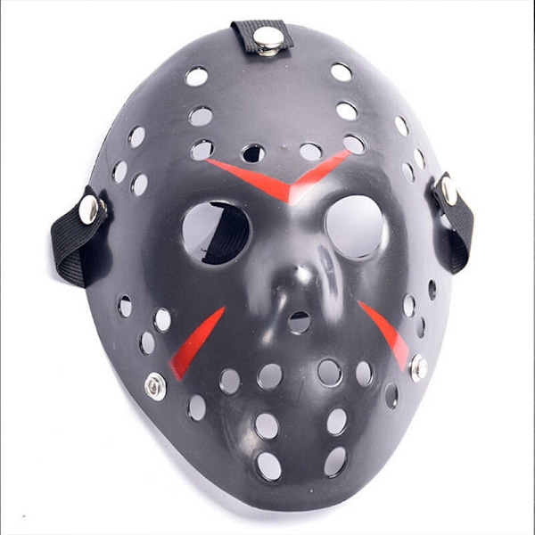 Halloween-fest Jason Voorhees malet hockeymaske White
