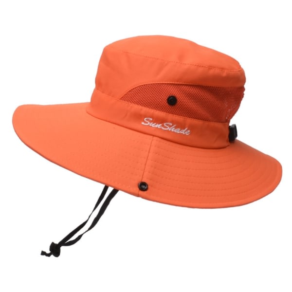F?r?lder unisex sommar vikbar sol fiskare hatt Orange