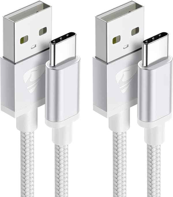 2-pak 1M USB-C opladerkabel til Samsung & iPhone 15/16-serien [JUN]