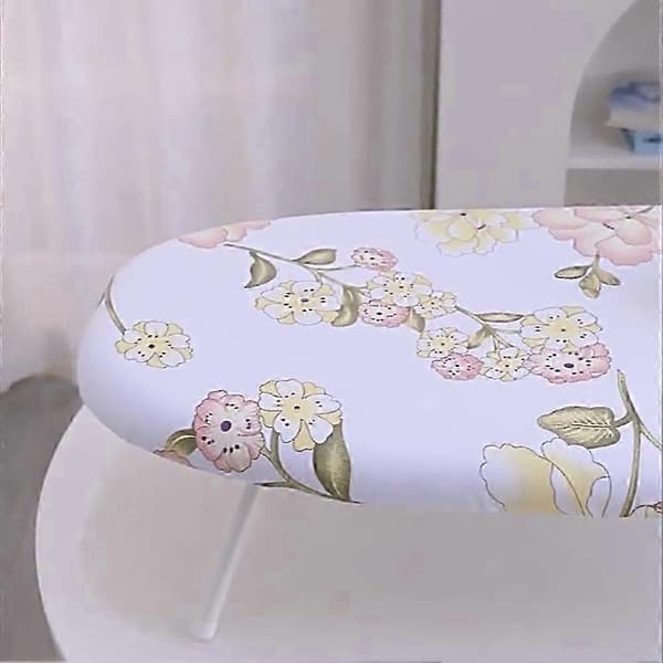 110x34cm Universal Strykbrädesöverdrag med Elastisk Bomullsskyddsmatta European Pattern