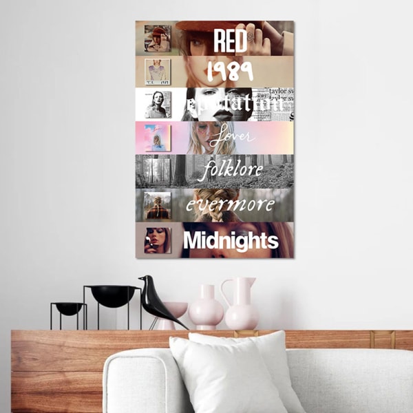 Sanger Taylor Swifts plakat Personifiserbar hengende pynt Ideell gave til Swifties UV70364T