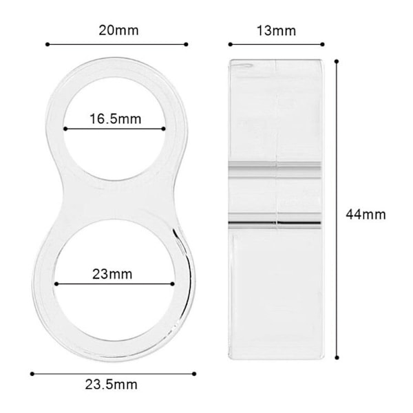 1 kpl pieniä ovenstoppareita PVC-kahvoille/silikonisia ovenstoppareita/läpinäkyviä