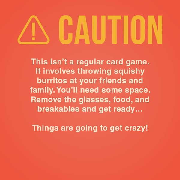 Exploding Kittens Throw Throw Burrito Korttipeli Aikuisten, Teinien ja Lasten, Dodgeball-Korttipeli, Englanti