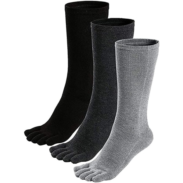 Men's Toe Socks for Running Five Finger Socks with Cotton Athlet
