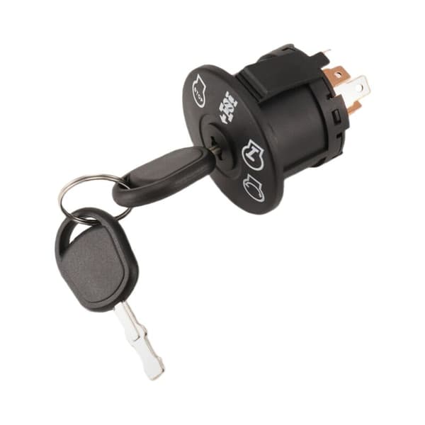 4-Position Ignition Switch with Key for Ride-on Mower Tractor 193350 532193350