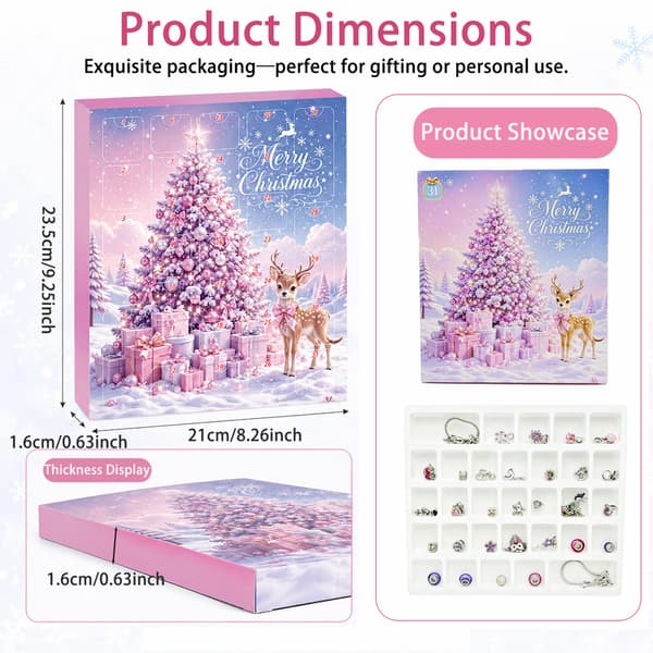Julkalender Nedräkningspresent för familj och vänner Xmas Calendar