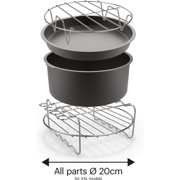 OBH Nordica/Tefal Easy Fry tilbehørssett for OBH Nordica XXL airfryer 822