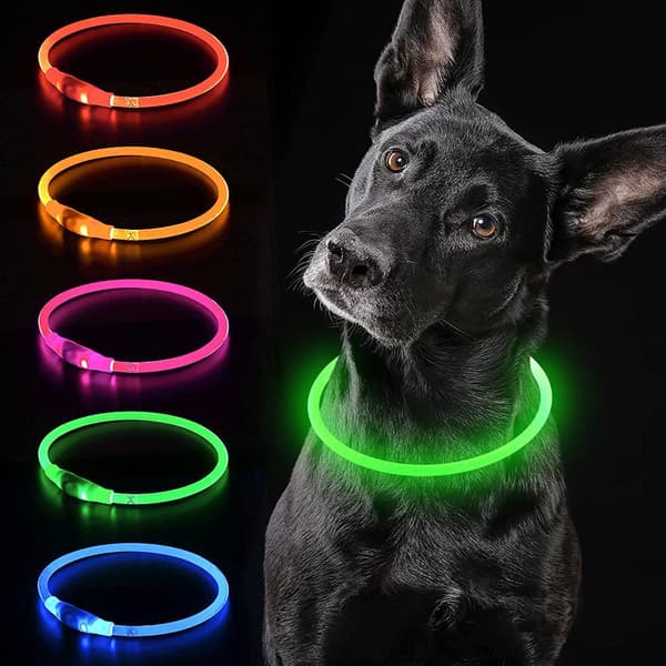 LED-hundekrage Lysende hundekrage