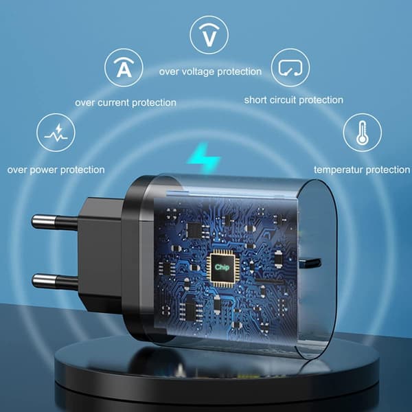 45W EU USB-C Hurtigoplader til Samsung Galaxy & iPhone[JUN]
