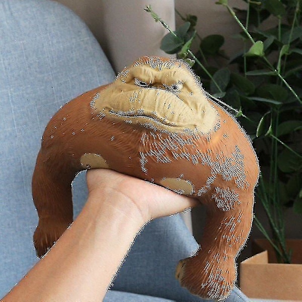 Stor Kæmpe Svampet Squishy Fidget Abe Antistress Legetøj Blød Sjov Gavelegetøj Red