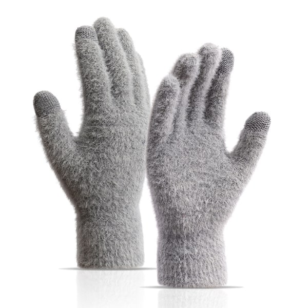 1 par f?rtjockade varma handskar Winter Mink Touch handskar A2