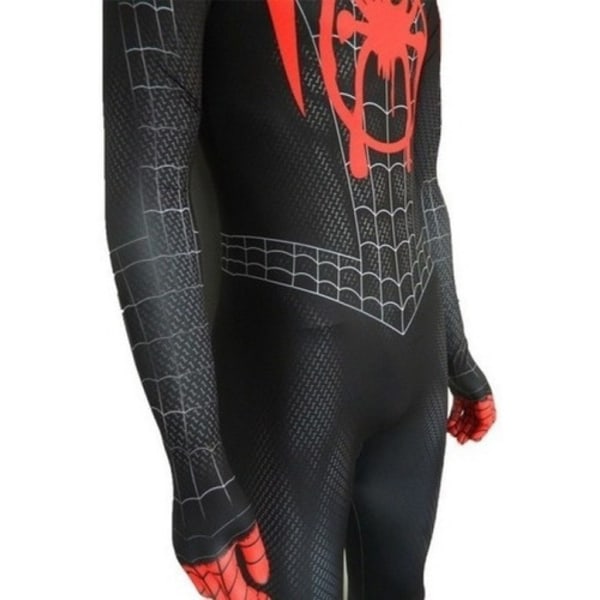Spiderman Kostym Miles Morales Cosplay Vuxen Halloween 130
