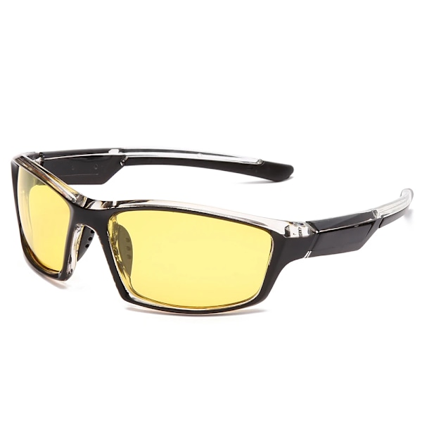 YAMEIZE Anti-refleks nattesyn briller til kørsel mænd polariserede solbriller gul linse briller fiskeri driver briller gaf black night vision