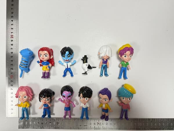 MINISO Demon Hunters Huntrix Kpop Figur - Derpys Tiger Rumi Samlerobjekt [JUN] 6PCS-1 Option 1