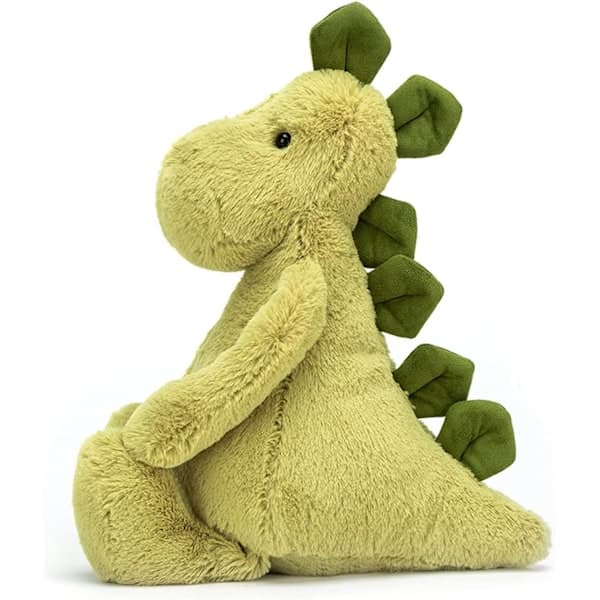 Jellycat Bashful Dino - Blødt legetøj, Medium 30 cm Dinosaur Plyslegetøj, Klassisk Gave til Børn Medium Medium 30cm[JUN]