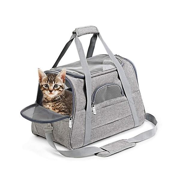Bärbar andningsbar, hopfällbar väska Cat Dog Carrier Bags Out