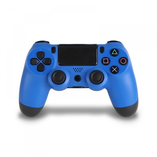 2-pack PS4 Handkontroll DoubleShock Trådlös för Playstation 4 blue