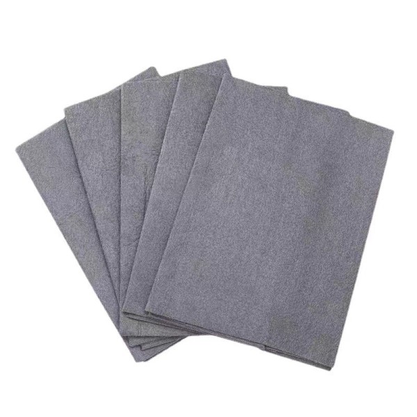 10 stk tykke magiske rengjøringskluter mikrofiber overflate Svart 20x25cm grå gray 20*25cm