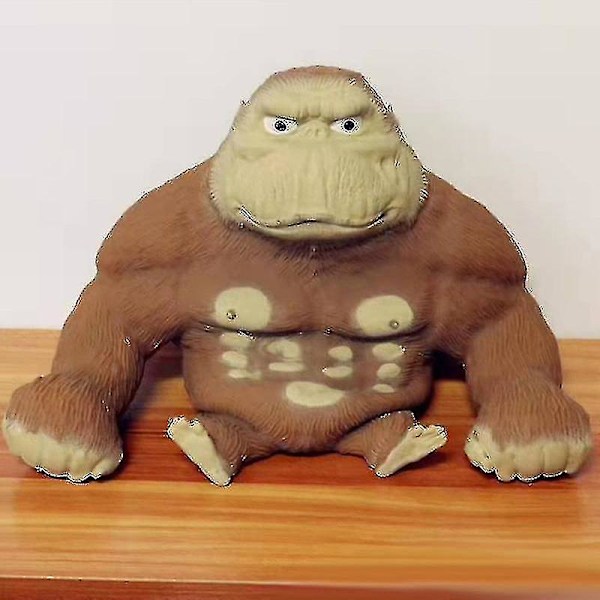 Stor Kæmpe Svampet Squishy Fidget Abe Antistress Legetøj Blød Sjov Gavelegetøj Red