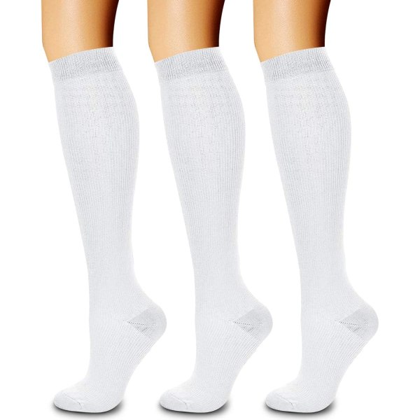 Compression Socks for Women and Men Circulation (3 Pairs) 15-20