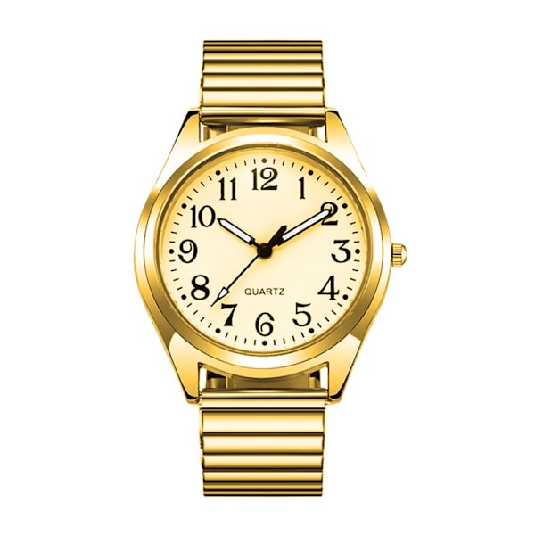 Ur Quartz Armbåndsur GULD HERR Guld Gold men