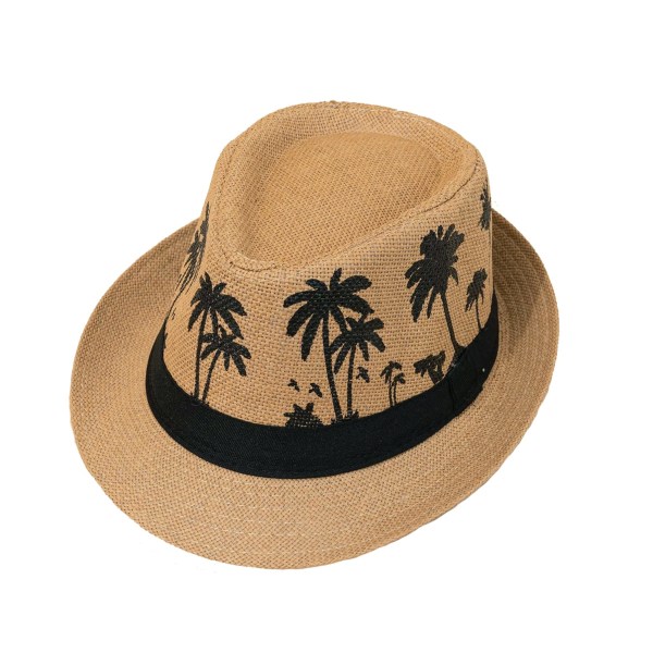 Klassisk Fedora Hatt för män Halm Vintage Panama Hattar