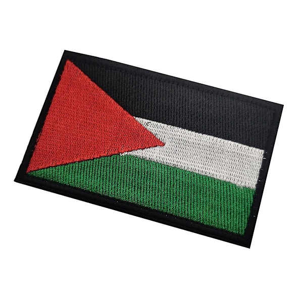 10 stk. Palæstina Flag Patches Armbånd Stryge-på Broderede Mærker til Udendørs Brug As Shown