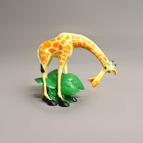4 st/set Madagaskar Djur Lejon Zebra Giraff Samling Actionleksaker Modell Dockor Anime Figur Barn Present A