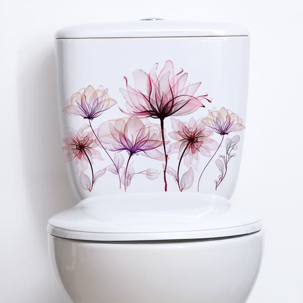 35x25cm Badrumsdekal Kompatibel med MH[JUN]
