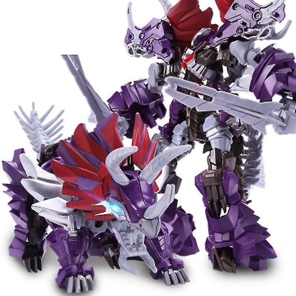 Transformerende bilrobotleker T-Rex Triceratops Bumblebee[JUN] Optimus Prime