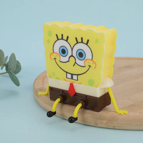 SvampeBob Firkant Opvaskesvamp med Patrick Star Børste[JUN]