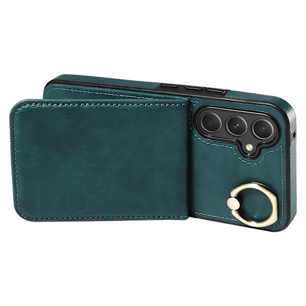 Korttikotelo Anti-fall Kuori PU Nahka+TPU Kuori Kotelo Samsung Galaxy A54 5g:lle Green