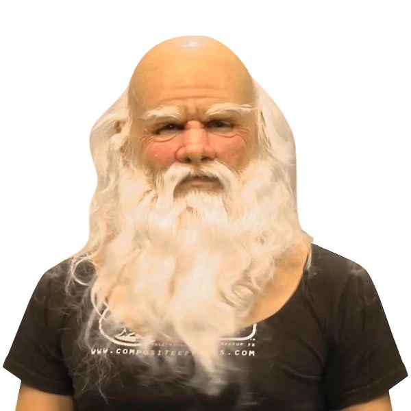 Min Gamle Man Julhelg Rolig Mask Super Mjuk Tomte Vuxen SQBB Julklapp