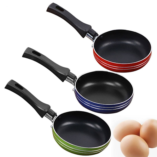 1 St Mini Stekpanna Non-Stick Pan Ägg Kastrull Frukostgryta 18cm