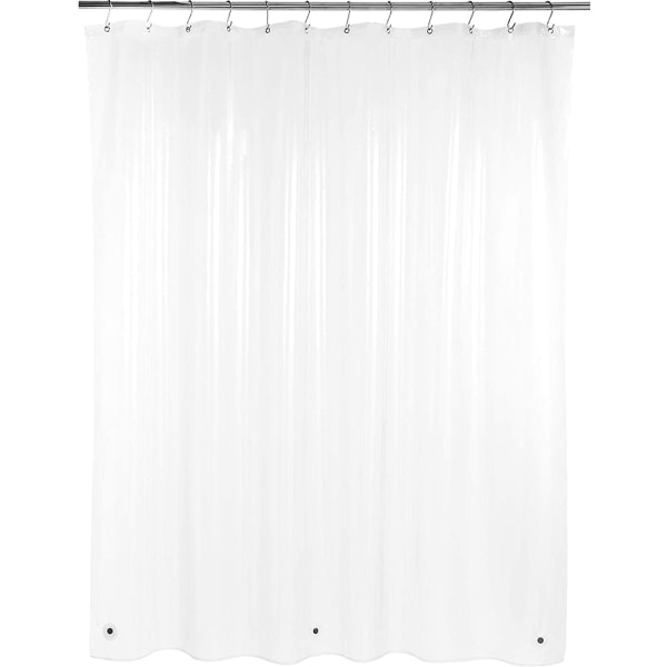 Transparent duschdraperi, case av plast Lättvikt