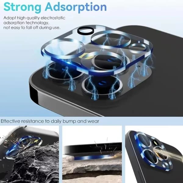 4-pak iPhone kameralinsebeskytterglas til iPhone 11-16 Pro Max Plus[JUN] 4Pcs Lens Glass For iPhone 14 Pro