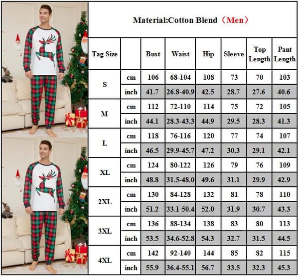 Matchende julepyjamas til far familie far far Dad M