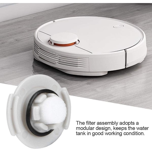 Xiaomi Roborock S6 MaxV S6 Pure S6 E4 S5 E35 E25 E20 S50 S51 T7 24-delt erstatningsdelsett [JUN]