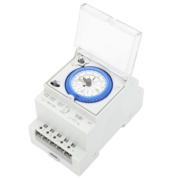 SUL181D Mekanisk Timer 15 Minuter 24 Timmars Timer Tidsswitch Relä 250VAC 16A - 1 Styck 0.2