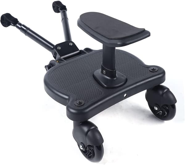 Universal Klapvogns Skateboard med Sæde - Til Børn 2-6 År (25kg)[JUN]