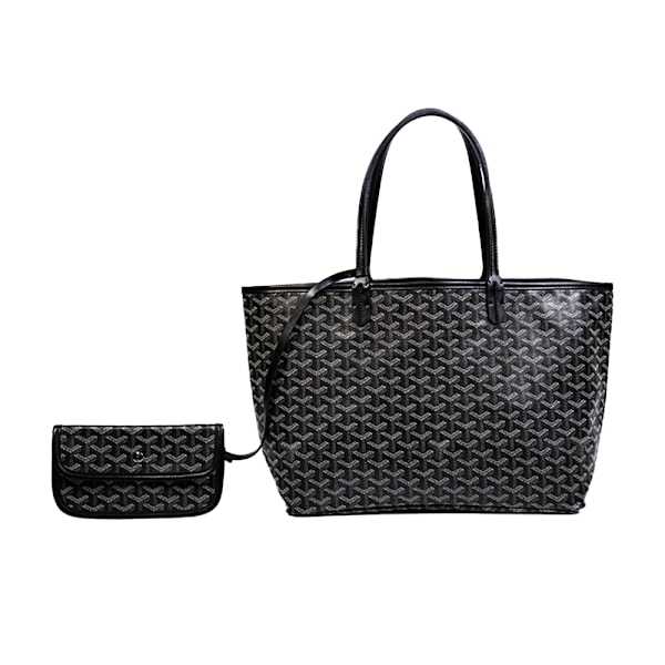 Dam Tote Bag Mode Resväska Casual Axelväska Handväska Stor & Medium Ny Svart Black Black M