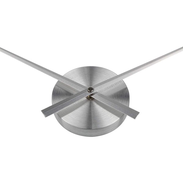 3D Urvisere, DIY Store Urvisere, Vægure 3D Boligindretning, Quartz Urmekanisme Tilbehør (Sort)