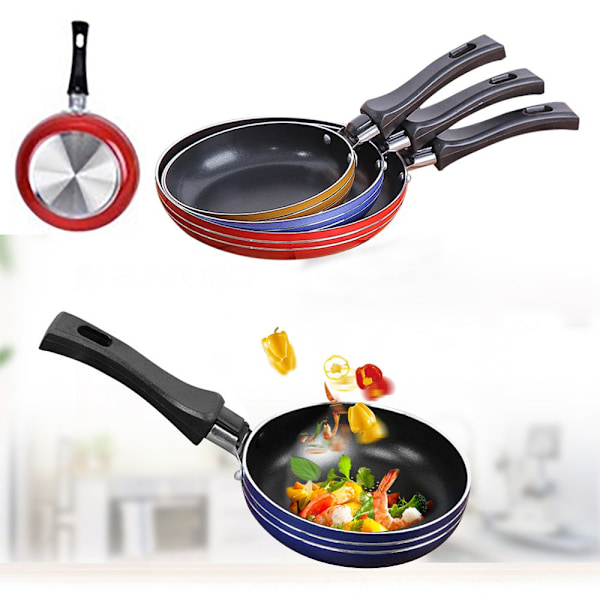 1 St Mini Stekpanna Non-Stick Pan Ägg Kastrull Frukostgryta 12cm