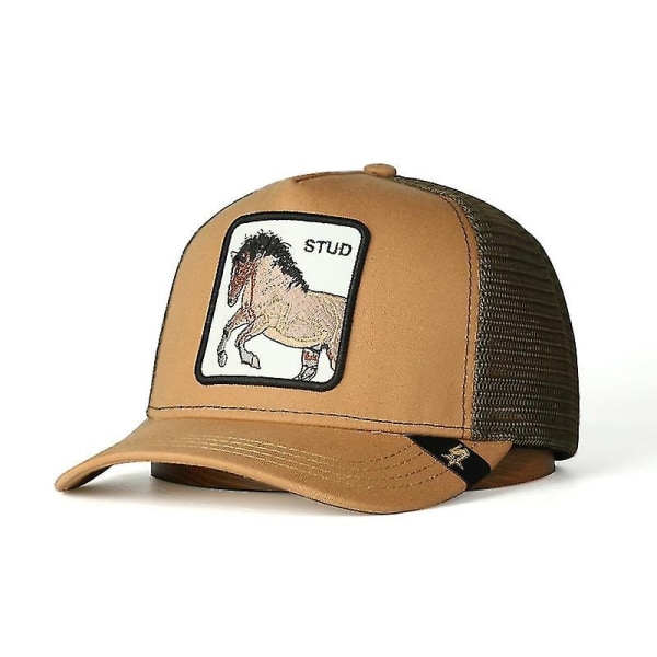 Farm Animal Trucker Baseball Cap Hatt Mesh Style Män Kvinnor Hip Hop Bros Justerbar Baseball Hat - Perfet Stud