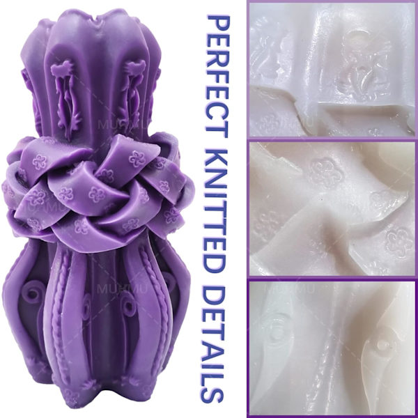Forme til lysfremstilling, 3D silikoneharpiks Knitted