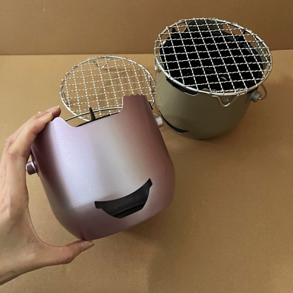 Kannettava puulämmitteinen rakettiuuni ulkokäyttöön, retkikeitin, BBQ-grilli